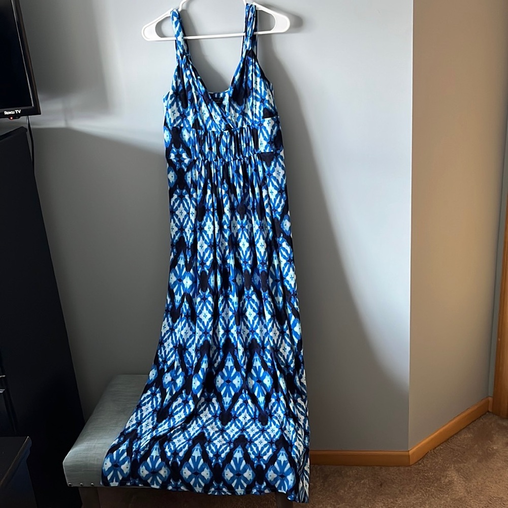 Chaps Blue Maxi Dress